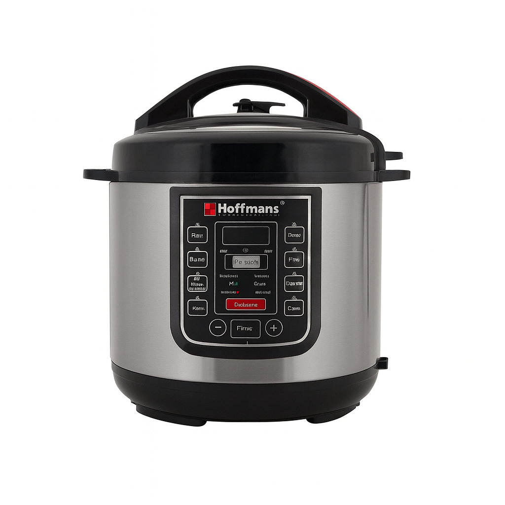 Multicooker Hoffmans HM-716 – 6,5 L, 1200 W, Presiune, Friteuza si Functie aburire