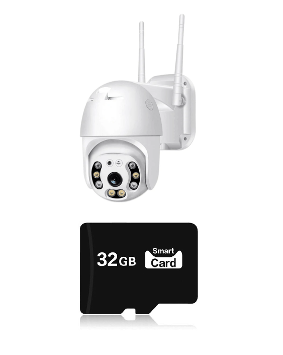 Camera de Supraveghere Jortan, Wireless 2MP FULL HD, Card 32GB inclus