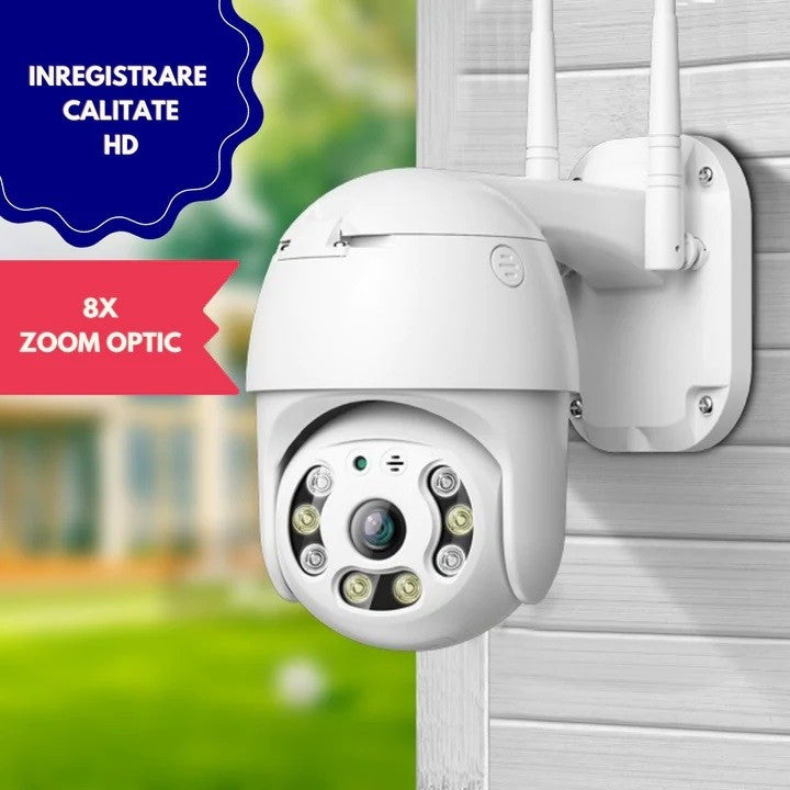 Set 4 Camere Jortan, Wireless, 360° Funcție Voce, WiFi 2MP FULLHD