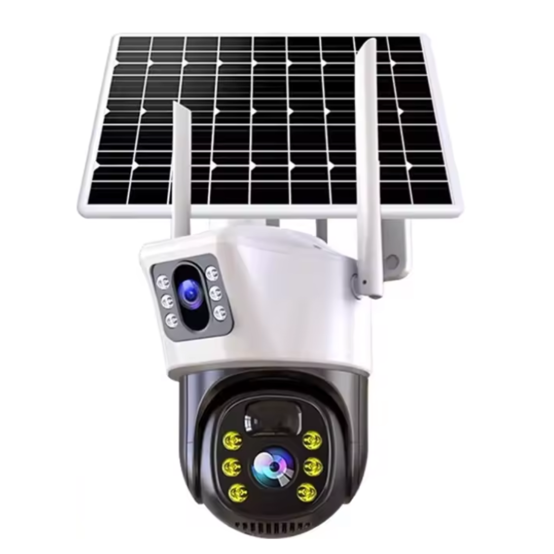 Camera de Supraveghere 4G Duala, Panou Solar, 4K HD Rezolutie 6MP si Vedere Nocturna