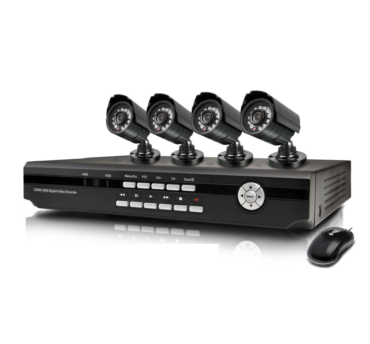 Sistem de Supraveghere Video, CCTV 4 Camere + Hard Disk 500GB