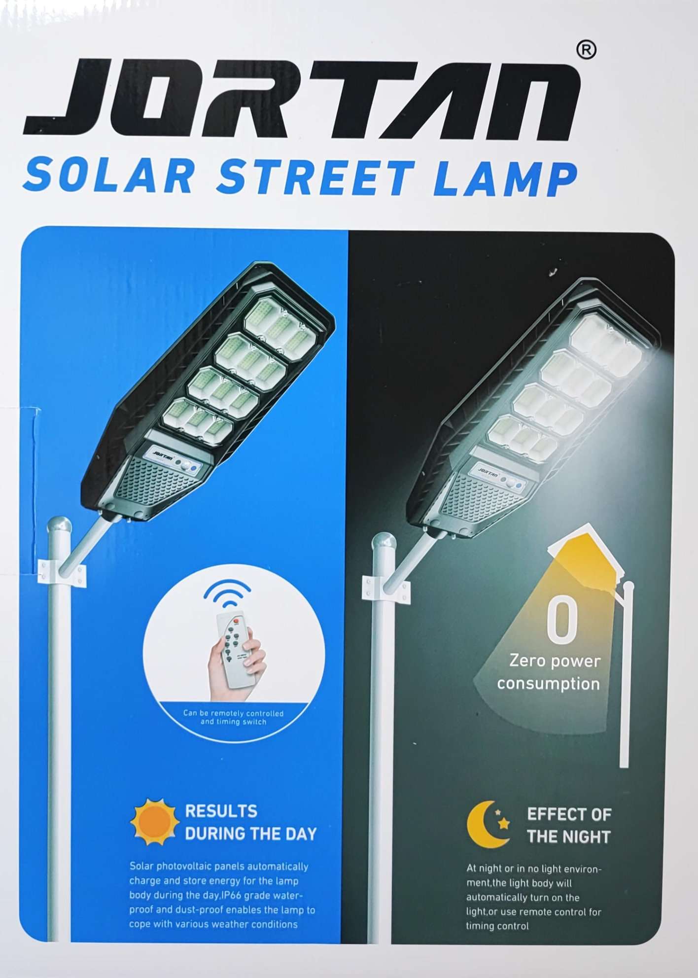 Lampa Solara Durabila, 400W cu LED-uri Ultima Generatie, Protecție IP67, Picior Metalic inclus
