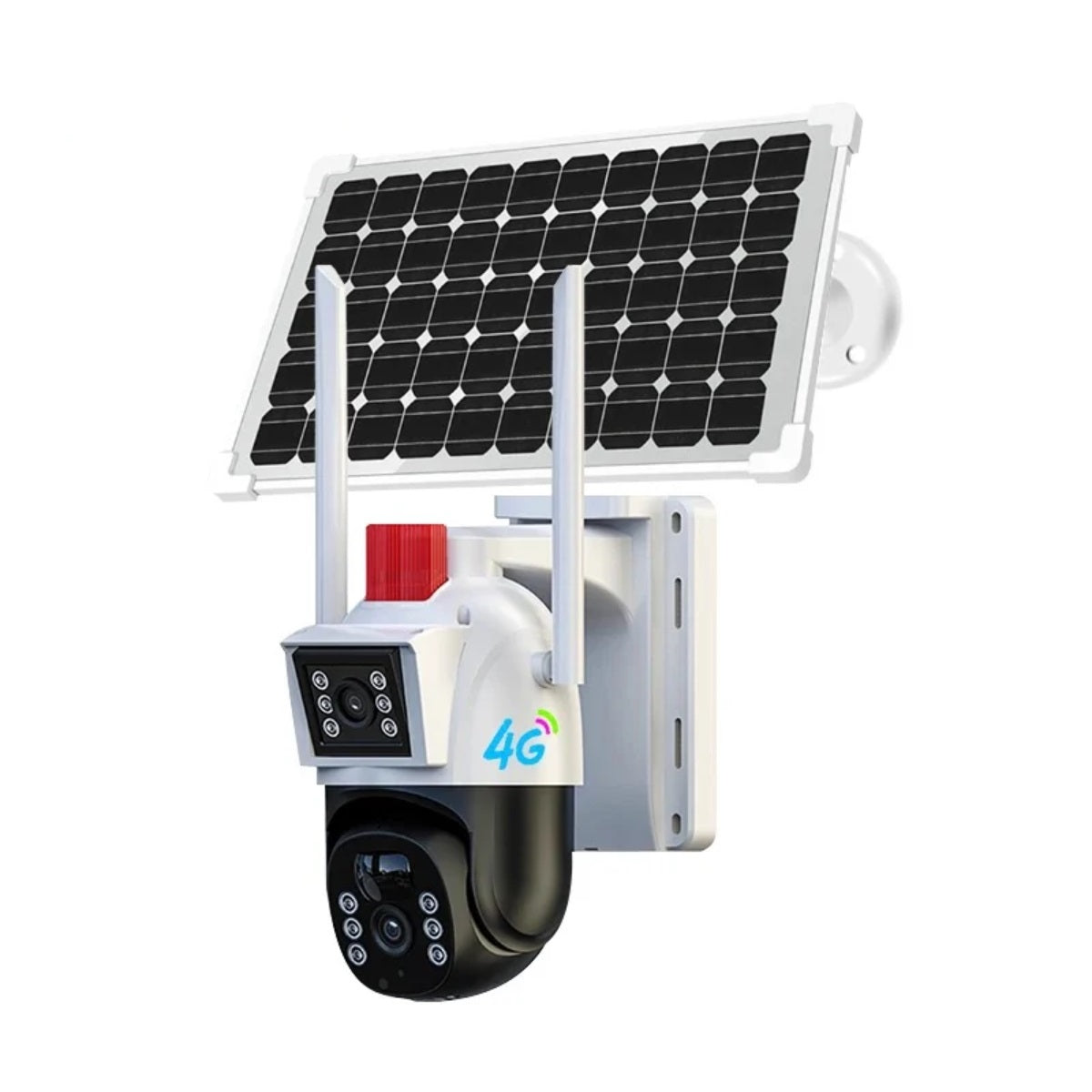 Set 2x Camere Supraveghere - 4G IP Dasgut™ 6MP, Full HD, Solar, IP66, Night Vision Color