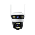 Camera Duala Model Jortan - 6MP, Conexiune WiFi/LAN, Night Vision, de Exterior