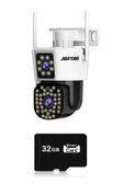 Camera Duala WiFi/LAN Jortan - 6MP 4K -  Detectare Umana, Card 32GB inclus