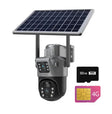 Camera Dubla 4G cu Panou Solar 8MP, Slot de Cartela SIM, Viziune Nocturna, IP66 + Card 32GB