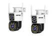 Set 2x Camere Duble Jortan - 6MP Full HD 4K - LAN/WiFi, cu Detectare Umana