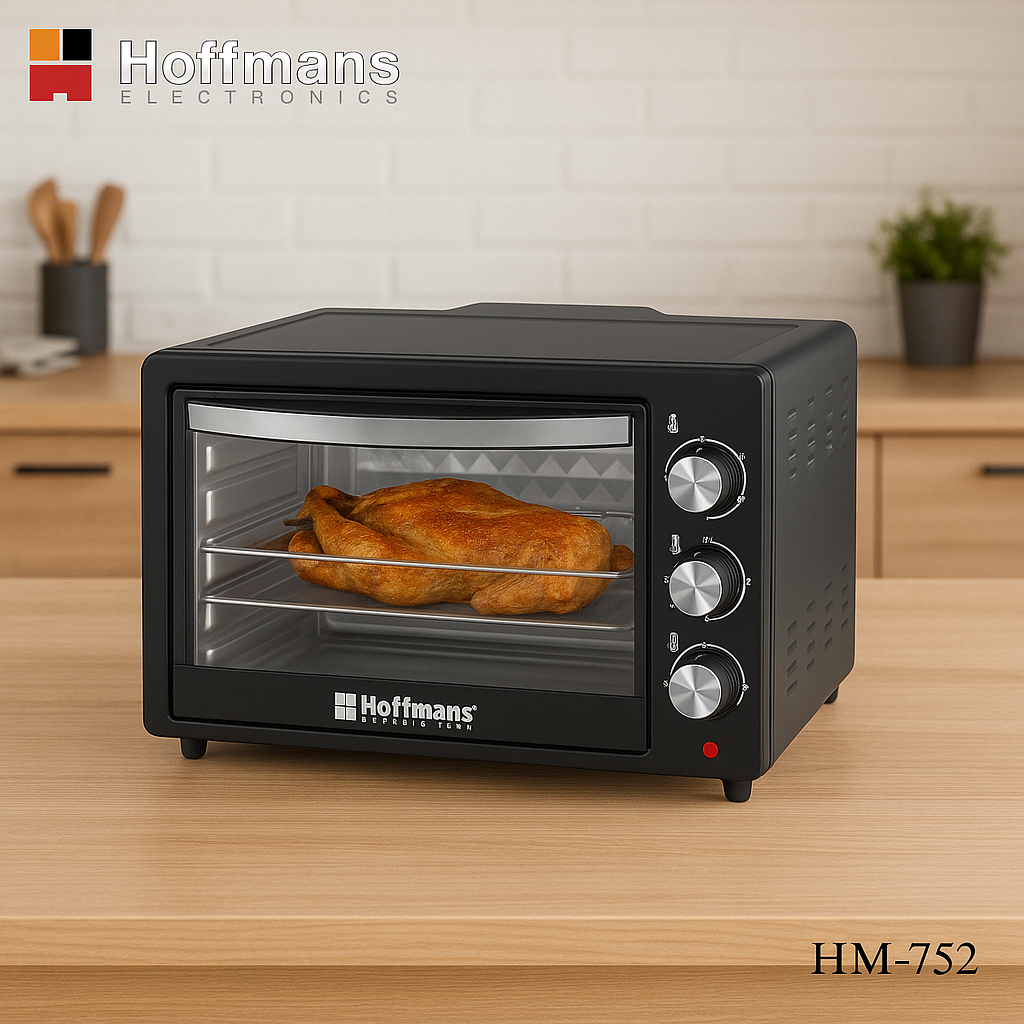 Cuptor Electric Multifunctional Hoffmans – 55L, Putere 2000W, Temperatura Reglabila