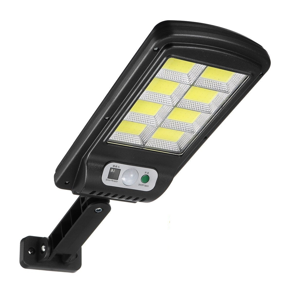 Set 2x Lampa cu Incarcare Solara Jortan, 100W, 160 LED-uri COB, Senzor de Miscare