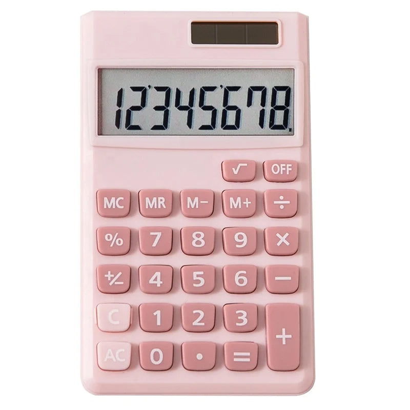 Mini Calculator de Birou, Andowl, Baterie cu incarcare Solara