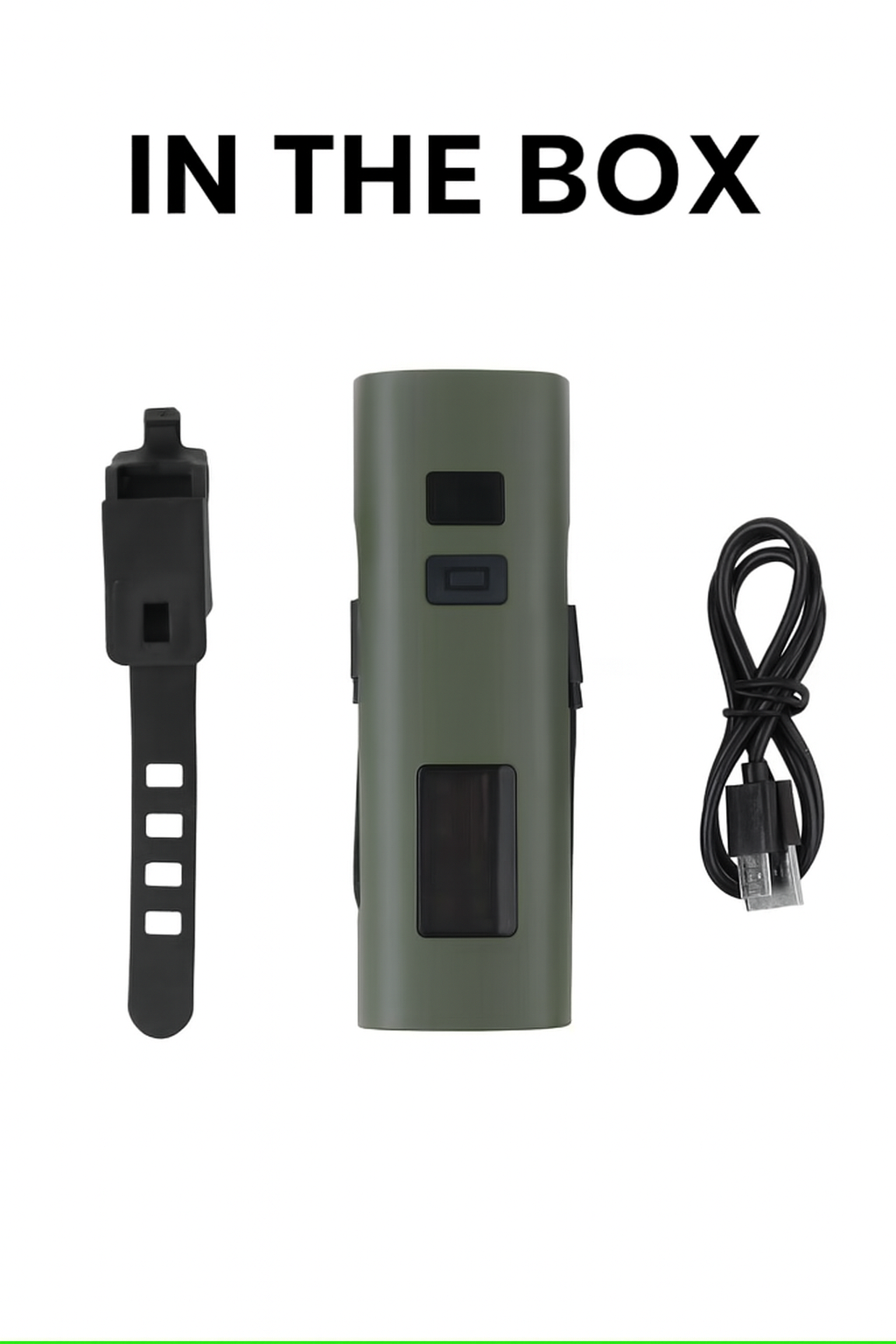 Lanterna Fata Bicicleta Trotineta AjieQaQ, LED 500lm, Baterie Li-Ion 4000 mAh