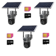 SET 3x Camere Duale 4G - cu Panou Solar, Audio Bidirectional, 8MP Viziune Nocturna, IP66 + 3x Card 32GB