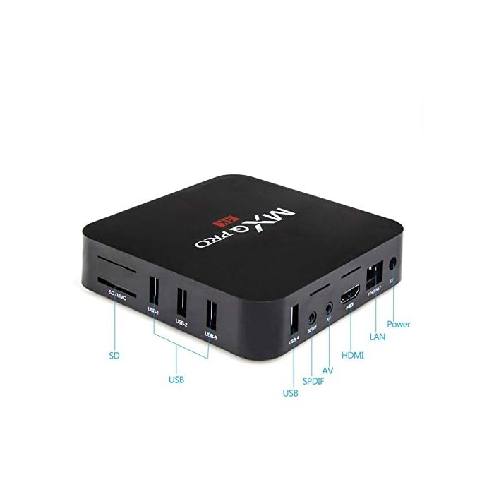 Smart TV Box - MXQ Pro 4K - cu Android performant, Transforma Televizorul într-unul Smart, Cablu HDMI inclus
