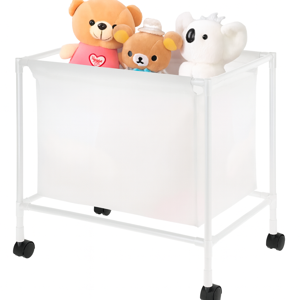 SET 2x Cosuri Organizare cu Roti, pentru Jucarii si Accesorii, 53×36×54 CM