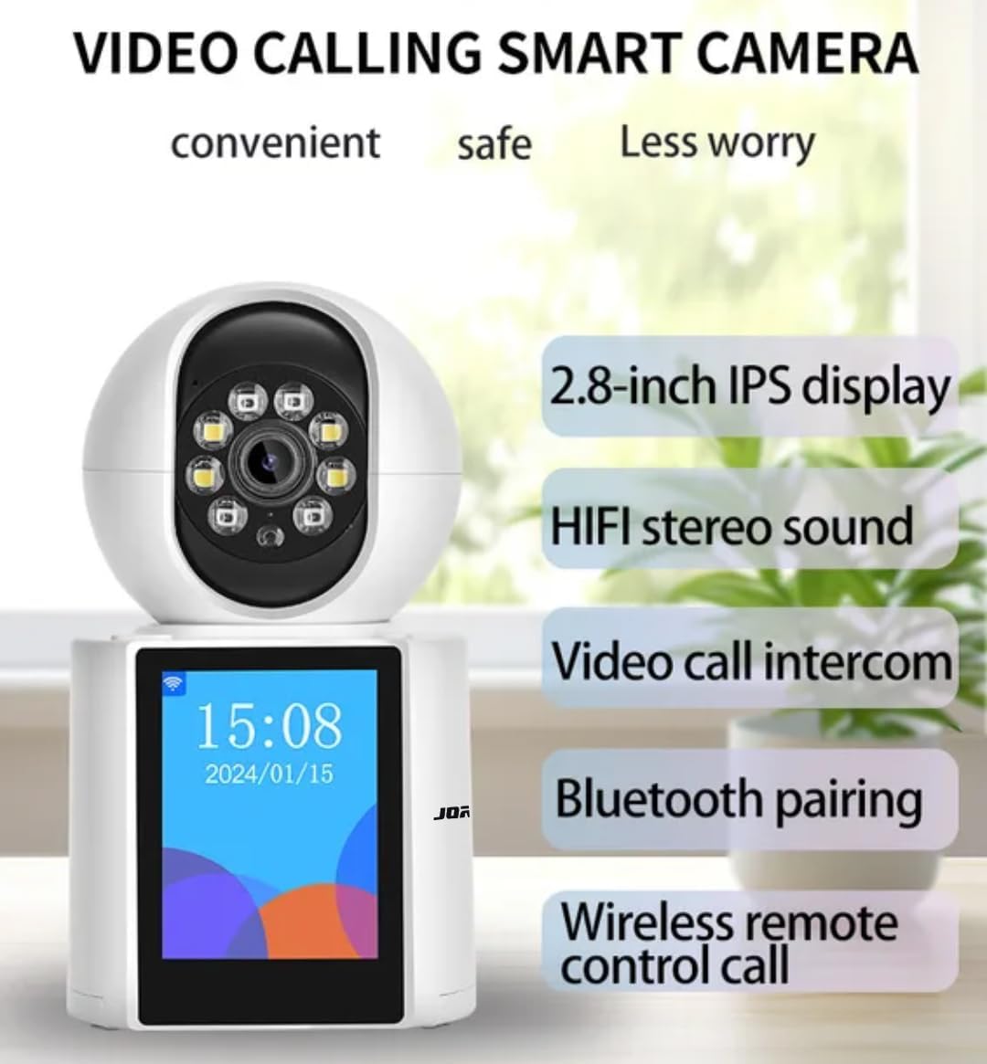 Camera Smart Jortan JT-9291 Pro - 3MP, Apeluri Video, Detectare Miscare, Night Vision, Panoramare 355°