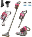 Aspirator Vertical fara Fir 4in1 - All-Clean, 100W, Silentios, 3 Moduri de Putere, Filtru Hepa
