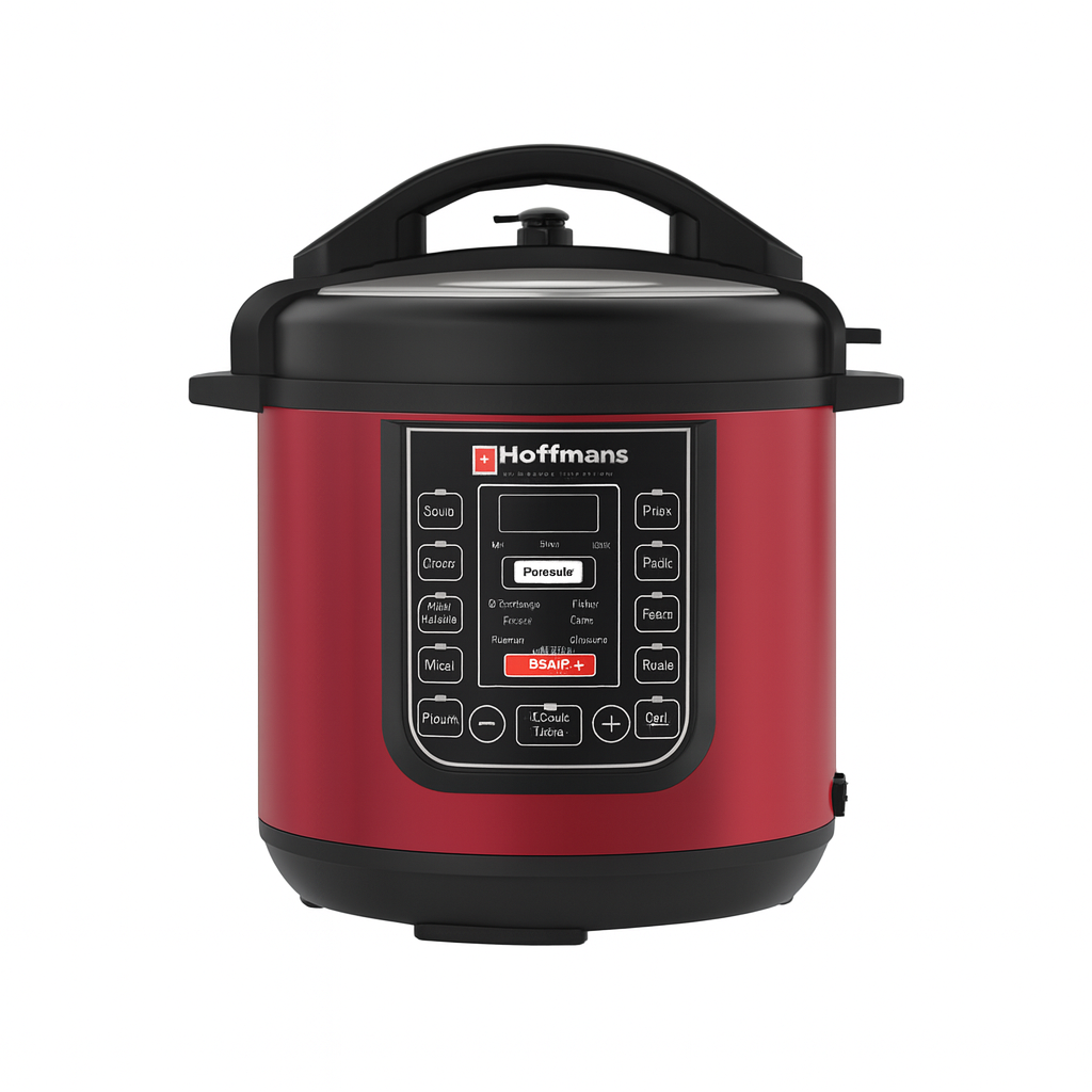 Multicooker Hoffmans HM-716 – 6,5 L, 1200 W, Presiune, Friteuza si Functie aburire