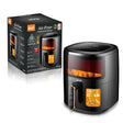 Friteuza cu Aer Cald - Air Fryer R.5330  - 6L, Control Tactil, cu functie AirCrisp, 1500W, Negru
