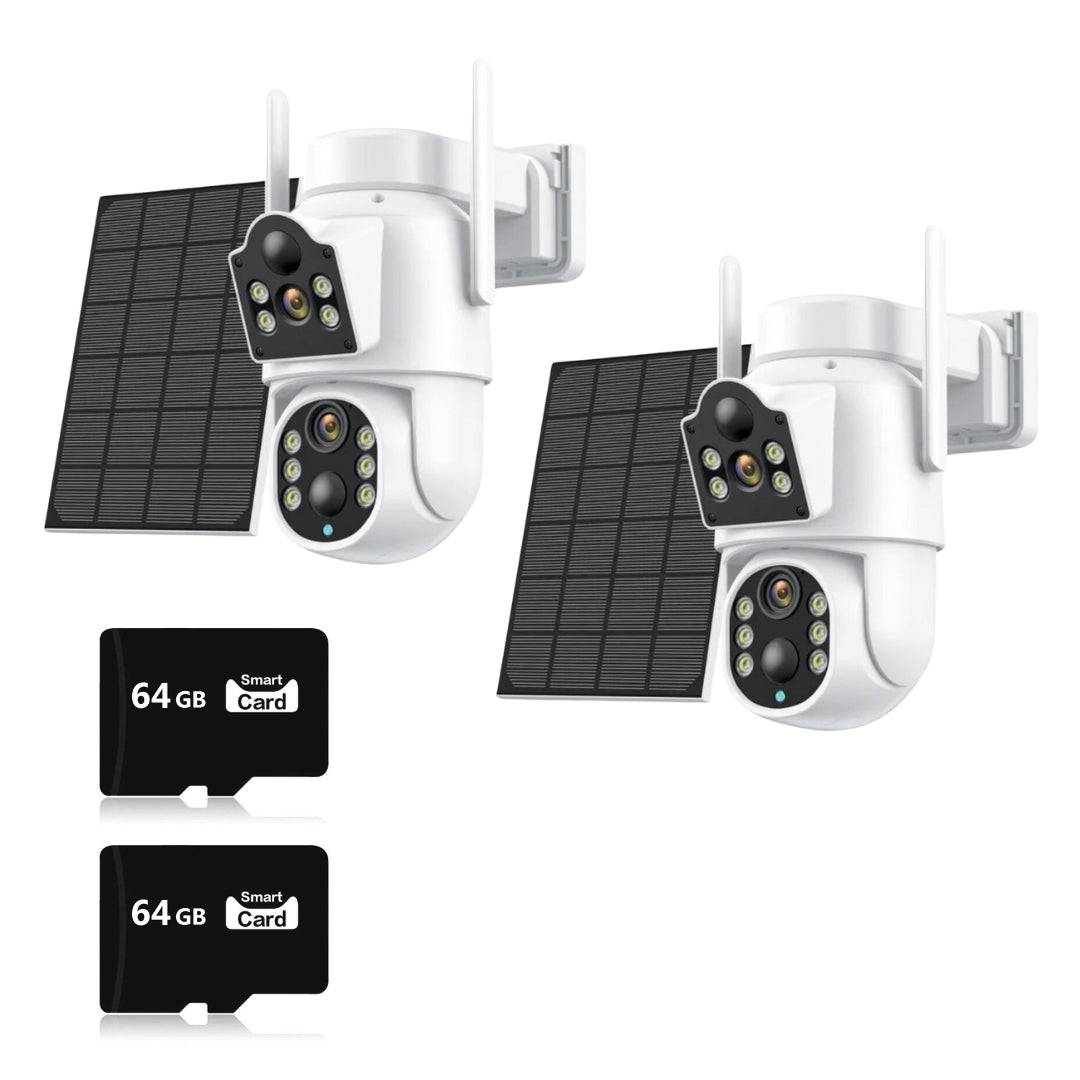 SET 2 Camere Jortan Wireless Dual, JT-8699T, 8MP, 2x Carduri 64 GB, FullHD, Exterior