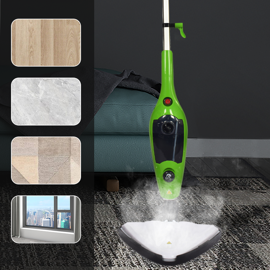 Mop cu Aburi H2O X10, Functie de Dezinfectare si Control Abur, 1300W, rezervor 400ml