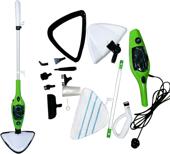 Mop de curatat cu Aburi 10in1, 1500w Steam Mop x10, Rezervor 400 ml