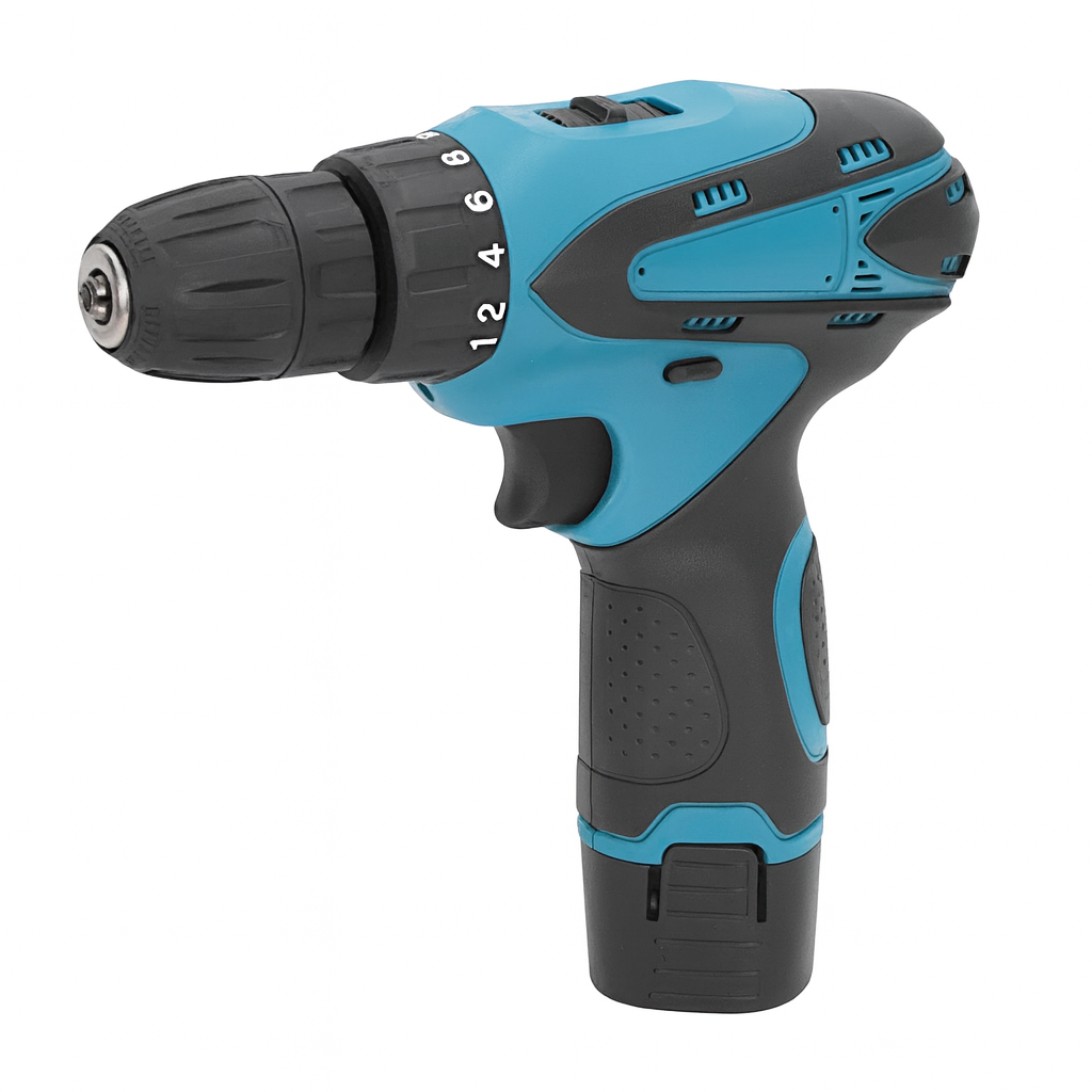 Set Profesional OKBOONS, Bormasina 48V + Flex Compact 10.000 rpm, 2 Acumulatori 48V, Valiza si Discuri