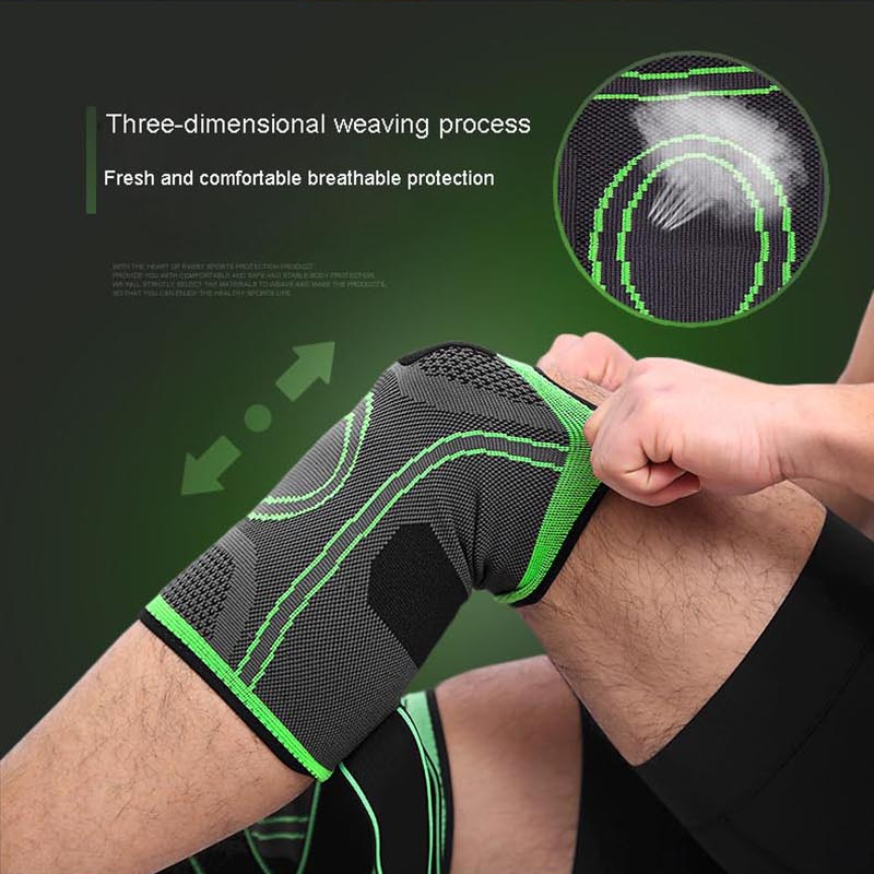 Manșetă de compresie pentru genunchi, realizată din țesătură specială, cu suport pentru genunchi pentru bărbați și femei