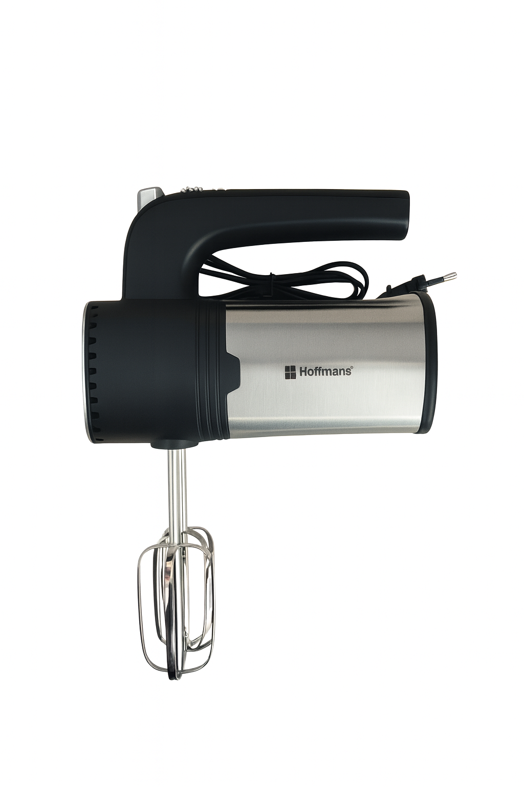 Mixer de Bucatarie Hoffmans 1000W, Carcasa Inox, 5 Viteze, Accesorii pentru Mixare si Framantare