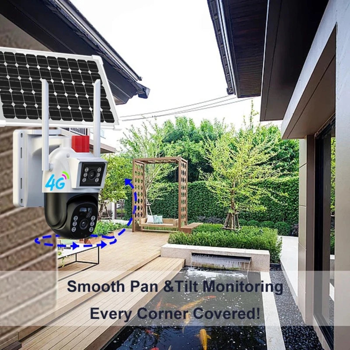 Set 2x Camere Supraveghere - 4G IP Dasgut™ 6MP, Full HD, Solar, IP66, Night Vision Color