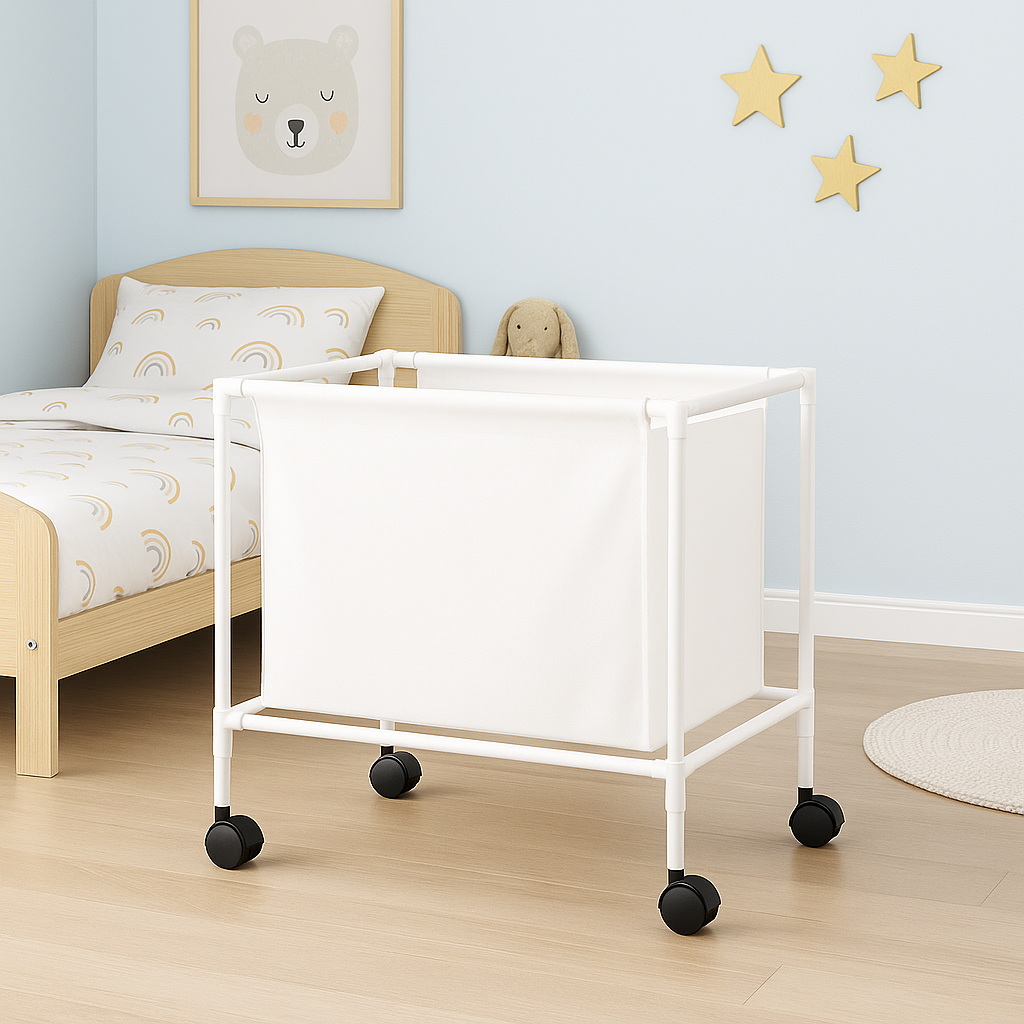 SET 2x Cosuri Organizare cu Roti, pentru Jucarii si Accesorii, 53×36×54 CM