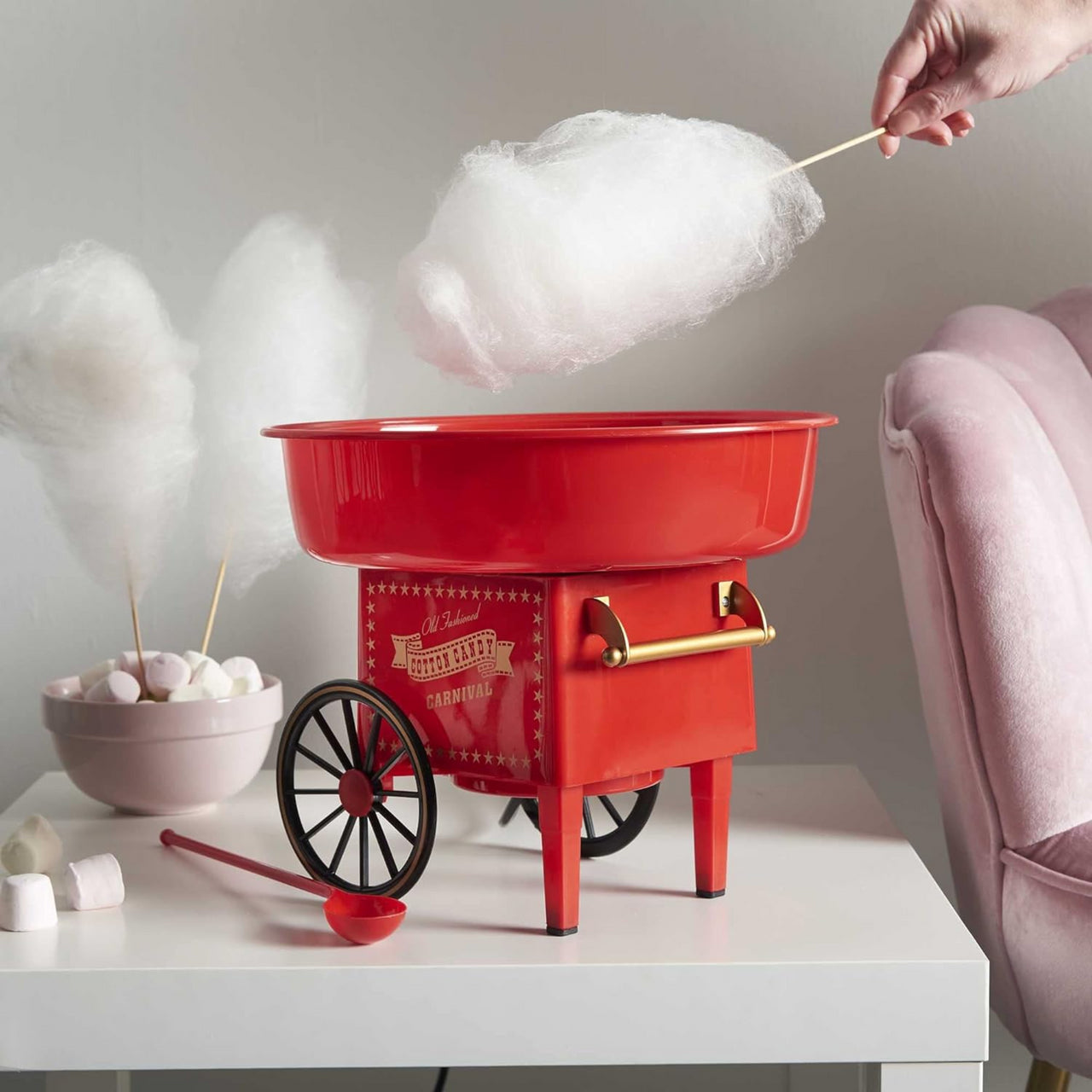 Aparat Vata de Zahar, Cotton Candy Maker Retro - Experienta gustului autentic
