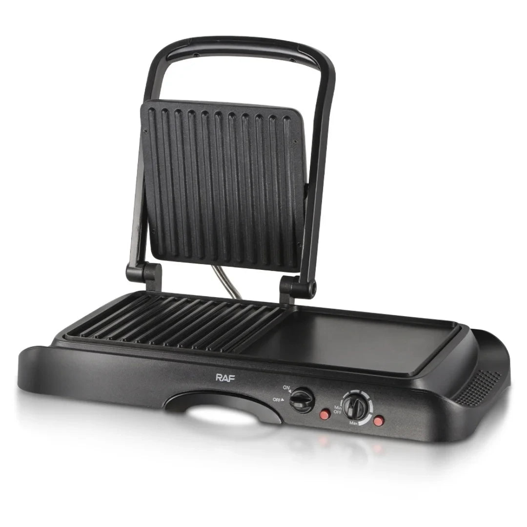 Gratar Electric 2 în 1 RAF R2695 – 1600W, Grill si Dublu Grill, Material Antiaderent