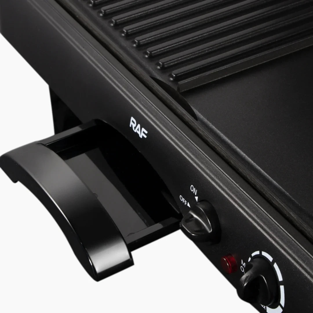 Gratar Electric 2 în 1 RAF R2695 – 1600W, Grill si Dublu Grill, Material Antiaderent