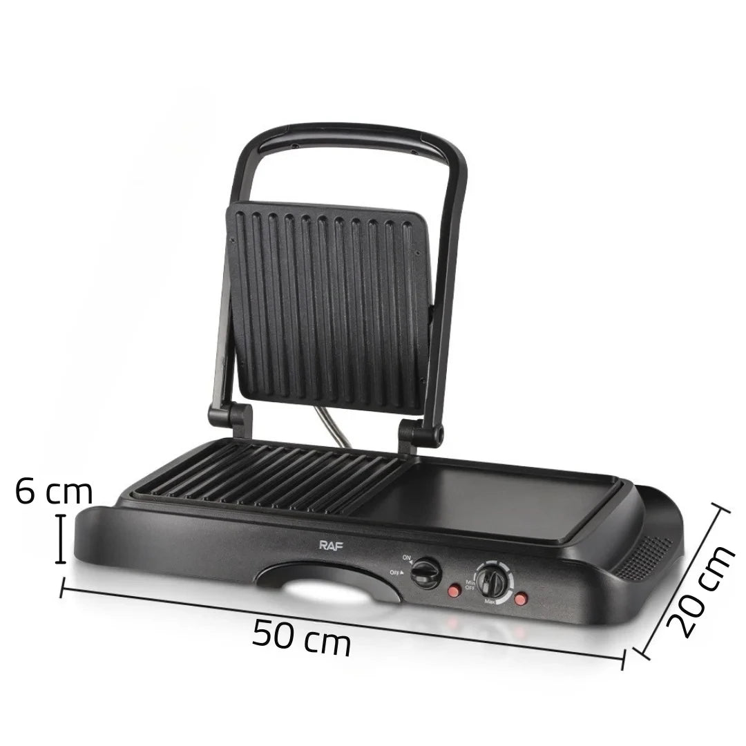 Gratar Electric 2 în 1 RAF R2695 – 1600W, Grill si Dublu Grill, Material Antiaderent