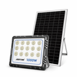 Proiector Solar Jortan 1000W - Seria Honor - Iluminat Exterior Profesional cu Panou Solar, Baterie 40000mAh
