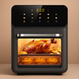 Friteuza cu Aer Cald, 12 Litri, 1350W, Gatire Fara Ulei, Display Digital LCD
