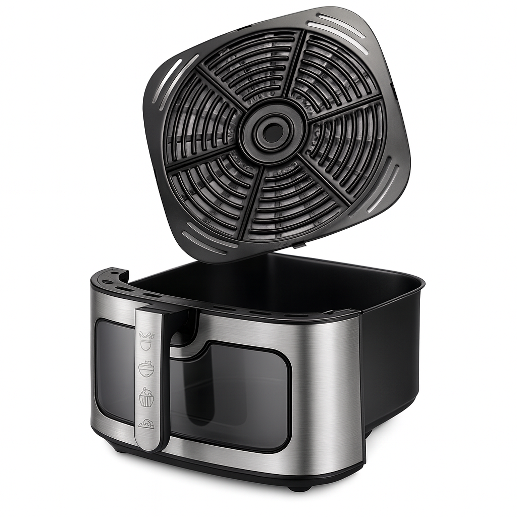 Friteuza Electrica - 8L, 1700W, Tehnologie Aer Cald, Vas Antiaderent, Panou Digital