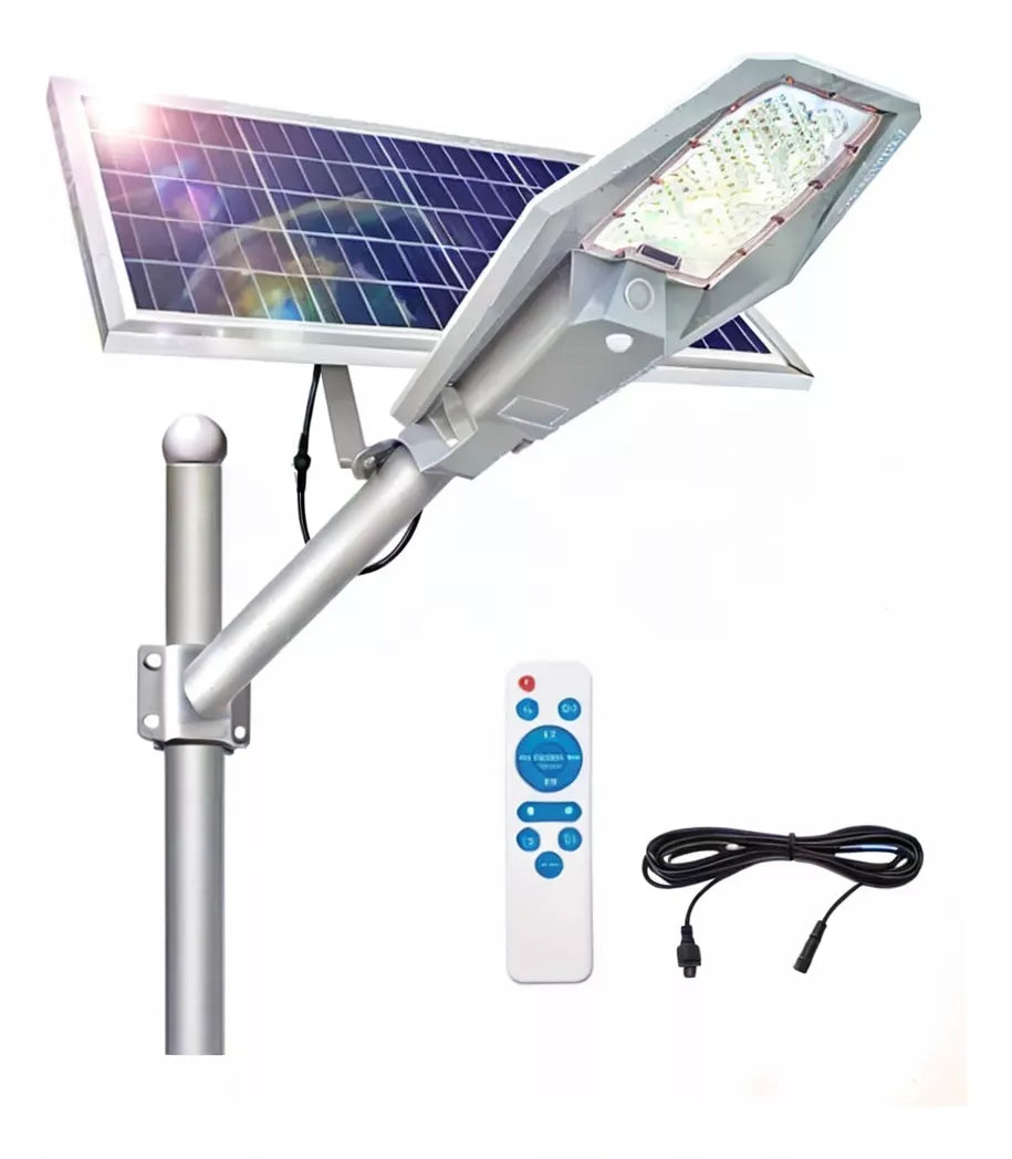 Lampa Solara Stradala Jortan 1200W, Iluminare Puternica, Corp Rezistent din Aluminiu, LED-uri de Ultima Generatie, IP67