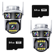 SET 2x Camere Triple Wireless AI - WiFi Jortan, 9MP, Night Vision, IP66, 2x Carduri 64GB Incluse