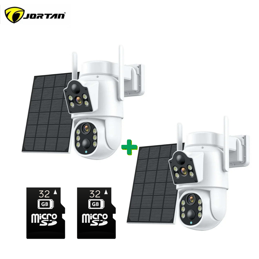 SET 2 Camere Jortan Wireless Dual, JT-8699T, 8MP, 2x Carduri 32 GB, FullHD, Exterior