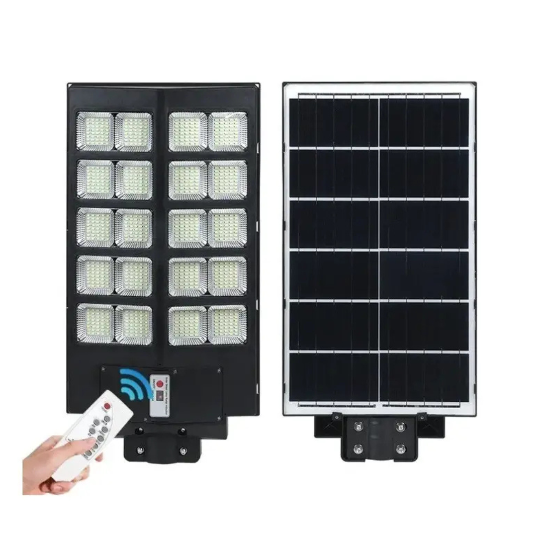 Lampa Solara Dubla Jortan LED, 1600W, Telecomanda + Picior Metalic incluse
