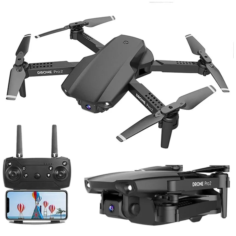 Drona Pro 2 E99 - 2 Camere 4K, Control WiFi și Zbor Automat