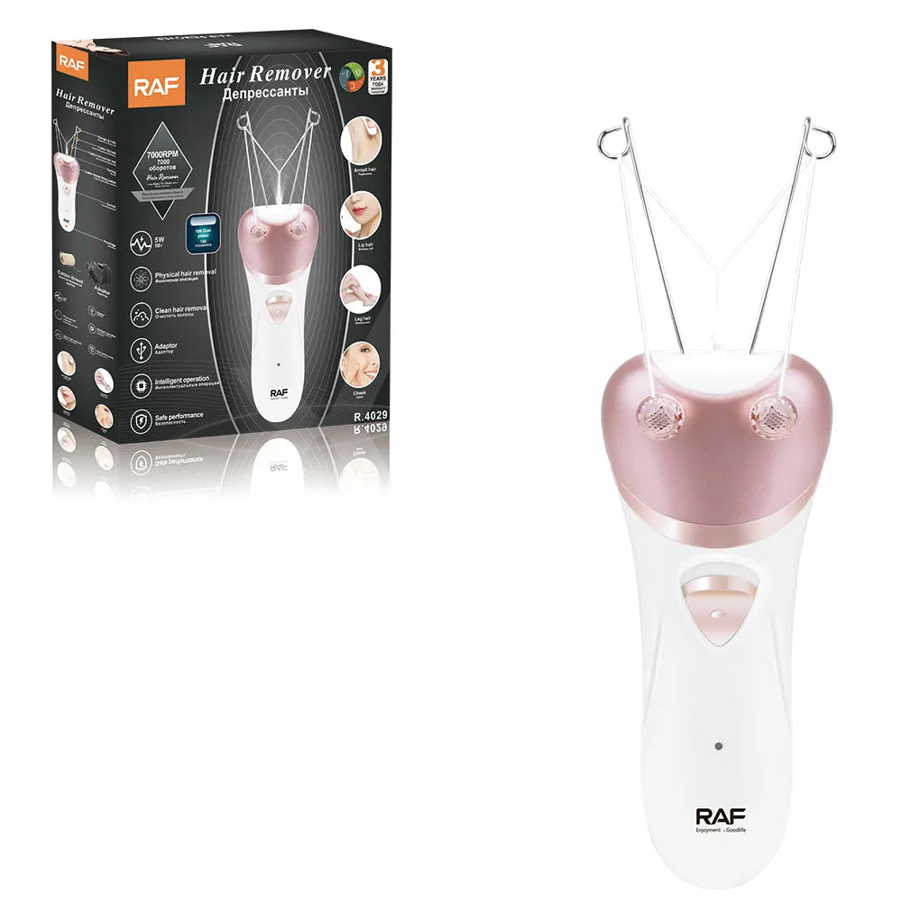 Epilator Electric cu Fir de Ata, RAF R.4029 – Epilare Faciala Naturala, Fara Chimicale