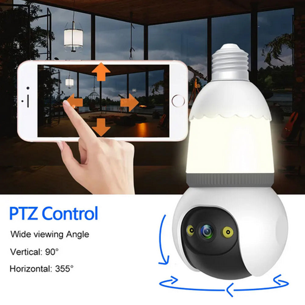 Camera Smart Tip Bec IMOU 5MP, Detectie AI, Vizibilitate Nocturna 25m, Sirena + Microfon, Card 32GB inclus
