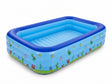 Piscina Gonflabila Copii Dreptunghiulara, Multicolora, 3 inele, 260x165x54