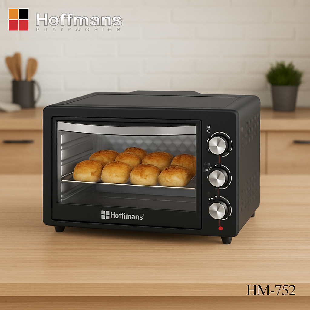 Cuptor Electric Multifunctional Hoffmans – 55L, Putere 2000W, Temperatura Reglabila