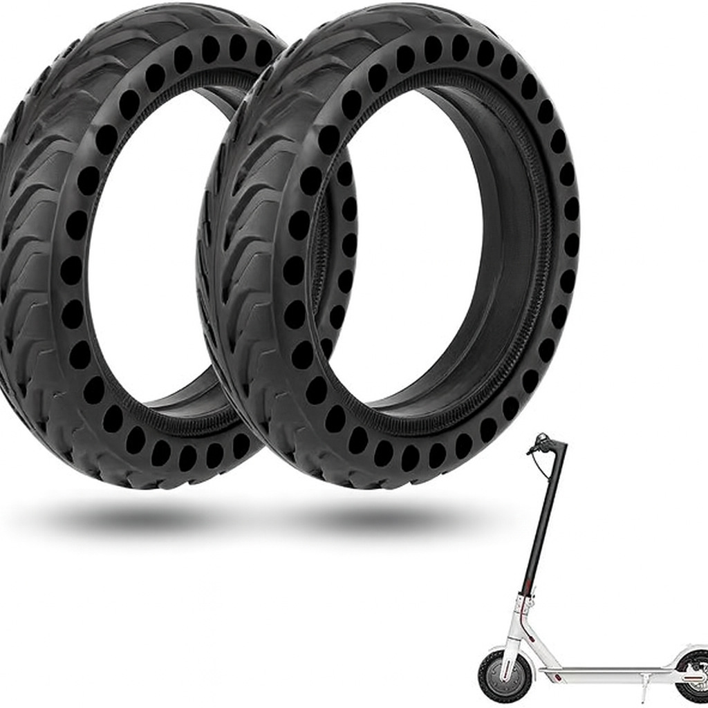 SET 2X Anvelope Fara Camera 8.5x2 Tubeless, Rezistente la Perforare