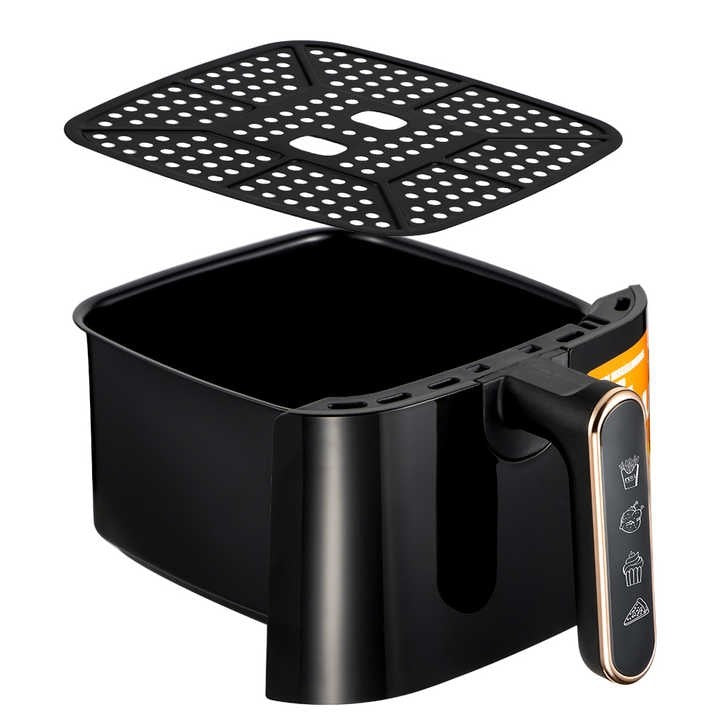 Friteuza Electrica RAF 3L 1500W, Fara Ulei, Antiaderenta, Tehnologie de Circulatie Aer 360°