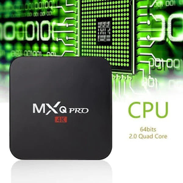 Smart TV Box - MXQ Pro 4K - cu Android performant, Transforma Televizorul într-unul Smart, Cablu HDMI inclus