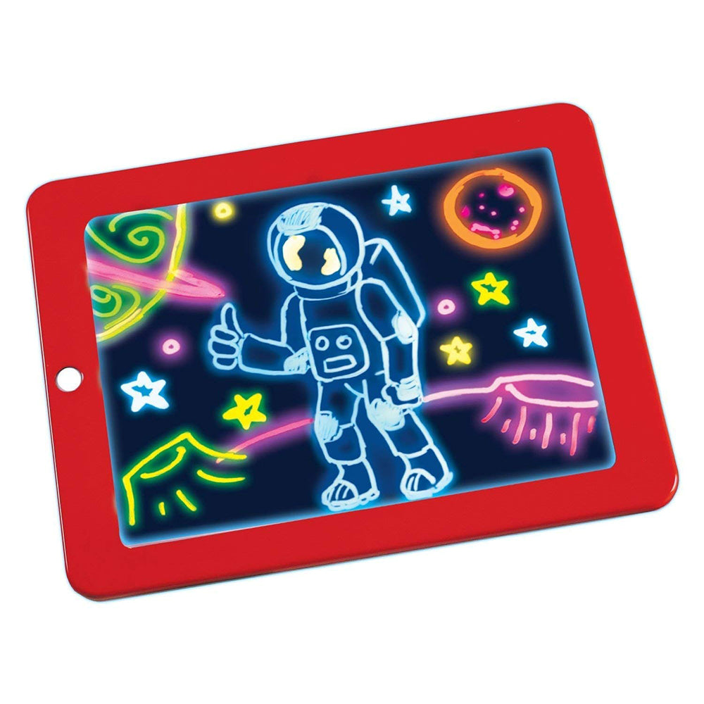 Tableta Magica pentru Copii de Desenat, Magic Pad, 20x25 cm, 8 efecte de lumina